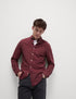 Marks & Spencer "Pure Cotton Pique Shirt"